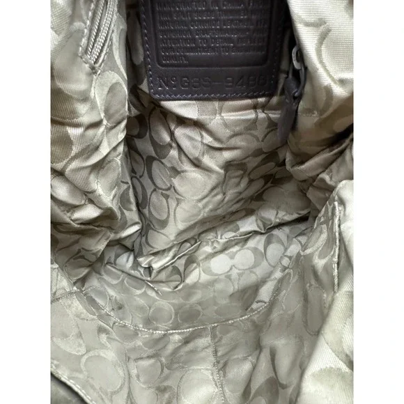 Vintage Coach Authentic Suede Braided Flap Shoulder Bag Rust Brown G3S-9486 - Picture 9 of 14